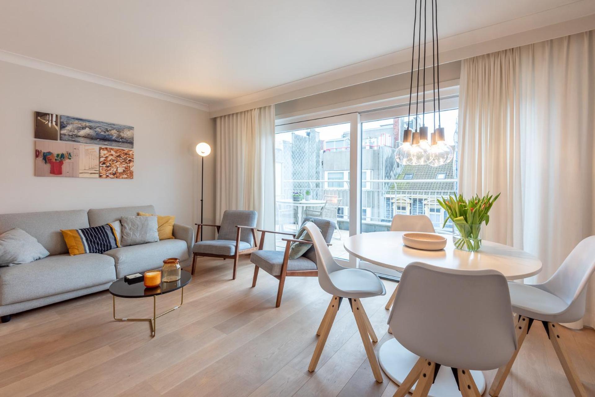 Modern Apartment With Large Terrace Close To The Sea Oostende Ngoại thất bức ảnh